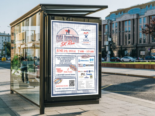 CASA Superhero 5K Event Poster