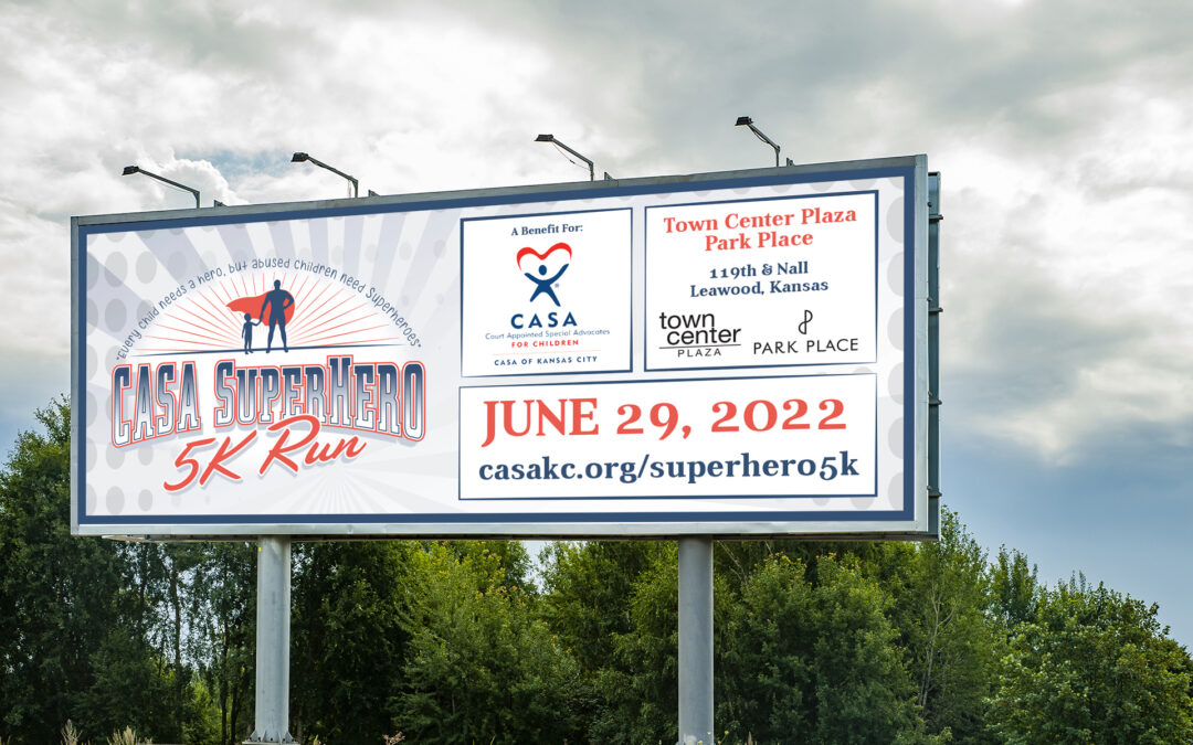 CASA Superhero 5K Billboard