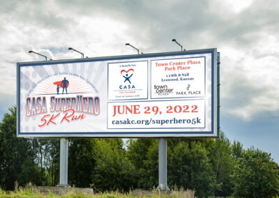 CASA Superhero 5K Billboard