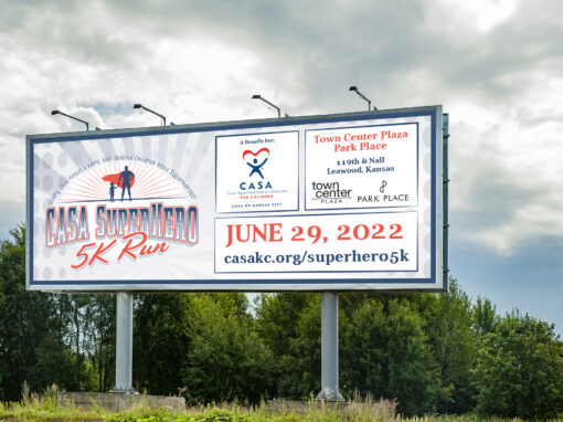 CASA Superhero 5K Billboard