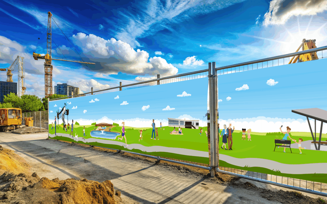 Meadowbrook Park Construction Fence