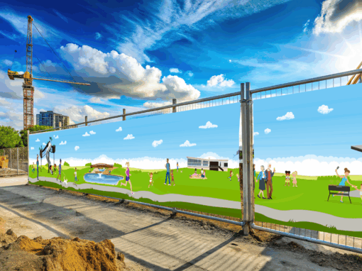 Meadowbrook Park Construction Fence